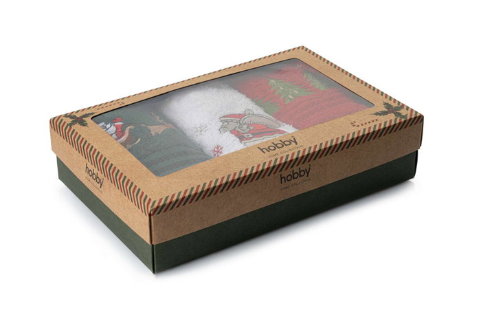 Mijölnir Santa C Juego de Toallas de Lavado 3 Piezas Verde, Rojo, Blanco